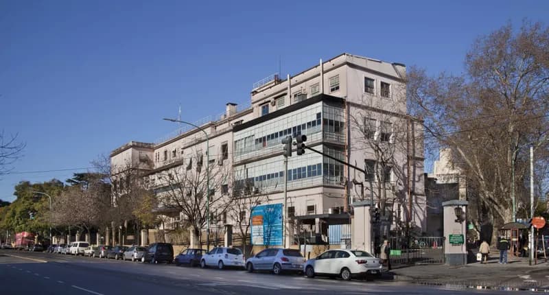Frente del Instituto de Investigaciones Médicas "Alfredo Lanari"
