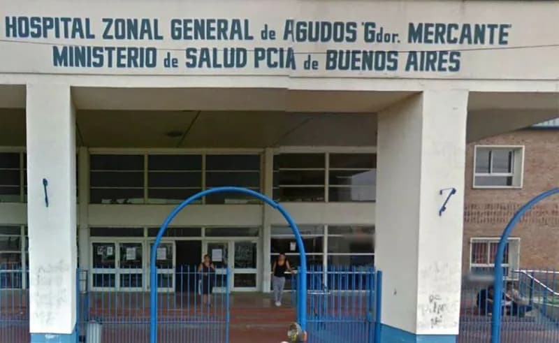 Frente del Hospital Zonal de Agudos "Gobernador Domingo Mercante"